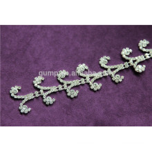 Clear Crystal Rhinestone Trim for Garment, Bags, Dresses Decoration